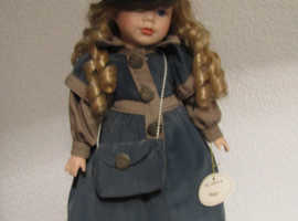 leonardo collection porcelain doll holly