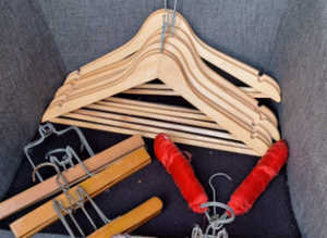 Vintage Clothes Hangers X 12
