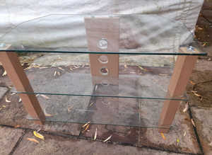 Glass 3 Shelf Display Unit