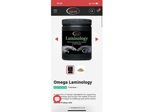 Omega laminology supplement 900g