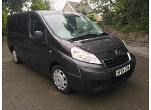 Peugeot Expert LWB 4 or 5 seats plus 2 wheelchairs.