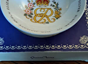 Silver jubilee china bowl