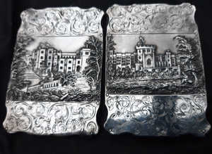 Antique Silver Hallmarked 1840 Book Covers
