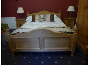 Large Pine Double Bed - Free to Collect