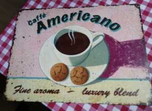 American Diner (Cafe-Kitchen) Retro Metal Sign (Free Postage)