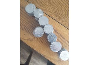 Selection of 50p coins 160 in total