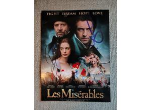 Signed Photo, 6"x8", 5 Signatures, R Crowe, H Jackman (Les Misrables) Plus COA