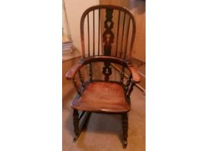 English Windsor Period Farmhouse Rocking Chair. (Offers Considered)