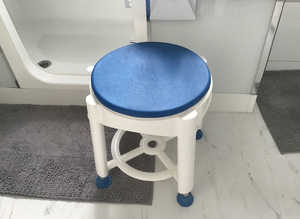 360 Rotating Shower Stool