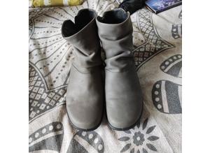 Hotter grey ankle boots