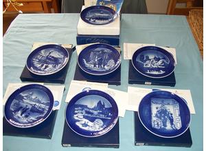 Royal Copenhagen Christmas Plates - boxed - various available.