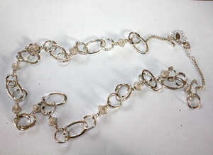Marks and Spencer Silver Look Necklace with a Oval Trigger Clasp