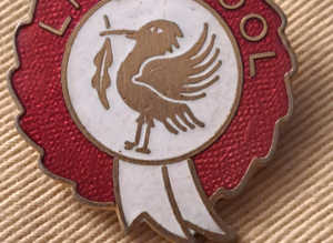 Vintage Liverpool football badge