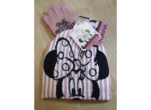 Disney Minnie Mouse Girls Multicoloured Winter Hat & Gloves Accessory Set - NEW!