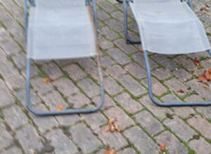 Folding Garden Sun Loungers X 2