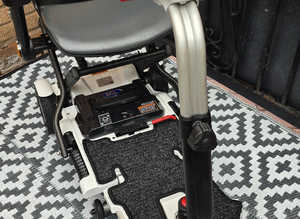 New Battery & Service.TGA Minimo Dual wheels. 13 Mile Range 18 Stone Foldable Carboot Mobility Scooter