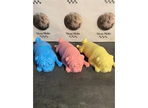 Large Hand-Made Pug Soaps