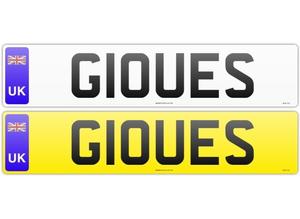 Number plate  - G10UES