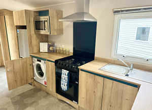 **Caravan at country park brand new with washing machine**