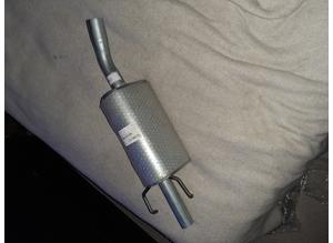 Rear Exhaust Silencer - Vauxhall Corsa B (1993-2000) part number GM117, brand new and unused.
