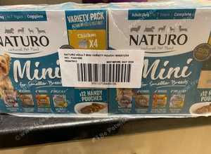 Naturo Adult /mini small breed pouches variety pack with brown rice and vegetables