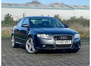 Audi A4, 2007 (07) Grey Saloon, Cvt Diesel, 108,232 miles. NEW 12 MONTH MOT.
