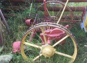 Horse drawn fingerbar mower