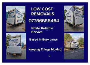 Low Cost Removals Based In Bury Lancs.