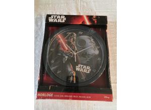 New, Boxed, Disney Star Wars Darth Vader & Death Star Analog Wall Clock