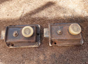 Vintage Union Door Locks x 2