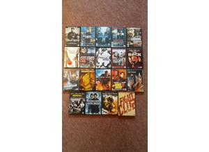 18 x DVD's of Action:- Taken, The Rock, Blood Diamond, Swordfish, Die Hard...