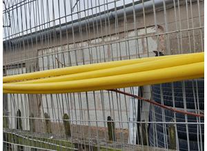 MDPE HEAVY DUTY YELLOW 25mm UNDERGROUND GAS PIPE 20 METRES.