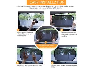 AstroAI Car Window Shades Blocks Sun, Glare + UV Rays Protection for Baby/Kids