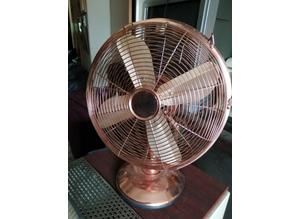 Copper coloured fan