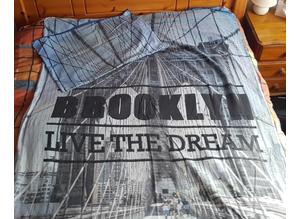 Brooklyn single duvet cover/pillowcase - Collection only from Chatham