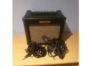 AMP from Kustom plus 2 x aux leads