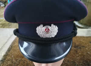 East German Pre 1990 Fire Brigade Hat
