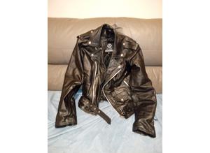 BRAND NEW MENS LEATHER MOTORCYCLE JACKET