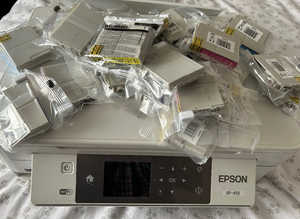 EPSON XP 455 IN WHITE PRINTER