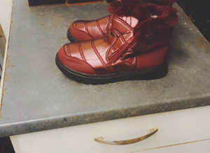 A pair of lady's boots for sale