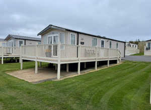 Static Caravan For Sale With Decking At Sand Le Mere FREE Site Fees Until 2026