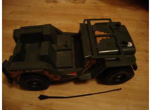 Action man Vintage army jeep