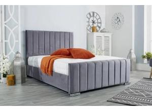 BEDS BRAND NEW PLUSH PANEL DESIGN DOUBLE BEDS, KING SIZE BEDS ANY COLOUR