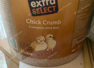 5 litre tub of chick food