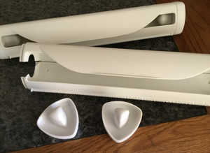 2 x New kitchen dispensers for cling film/foil