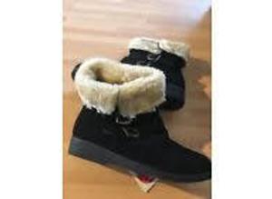 Dalmart fur cuff ankle boots 5 new