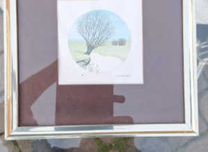 Small Watercolour Print Of A Wetland
