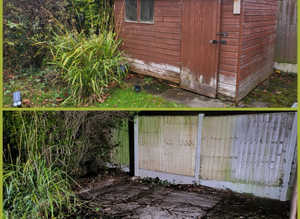 Garden shed removal service, & rubbish removals