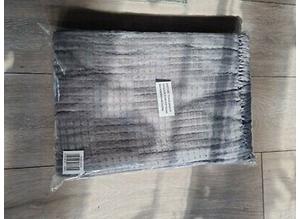 Grey Throw NEW in packet