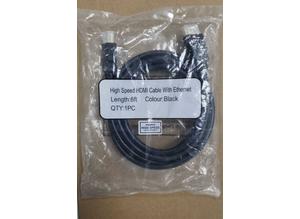UNKNOWN BRAND CABLE HIGH SPEED HDMI (6FT) BLACK